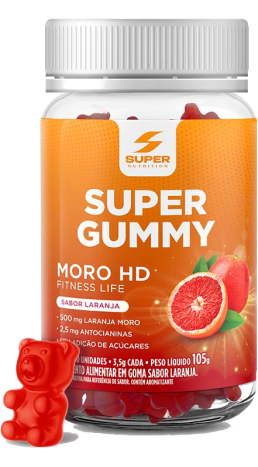 Super Gummy Moro HD 30 Gomas