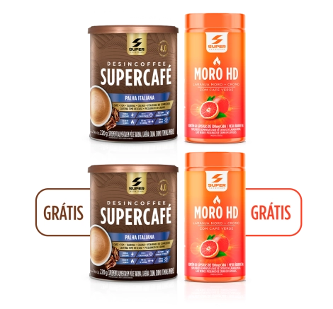 Combo Supercafé Palha Italiana + Moro HD e Leve o dobro