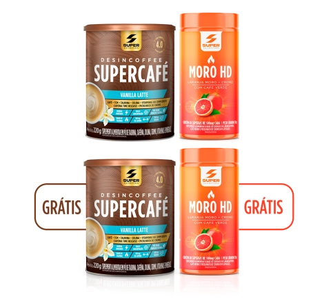 Combo Supercafé Vanilla + Moro HD + Leve o Dobro