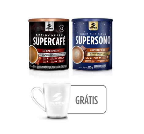 Combo SuperFoco: Supercafé Extreme Espresso + SuperSono + Caneca (brinde)