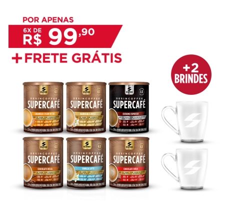 Desincoffee Supercafé Todos Sabores + Caneca