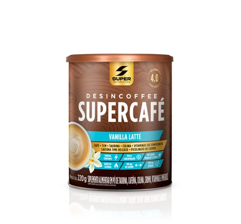 Lata Supercafé Vanilla Latte 220g