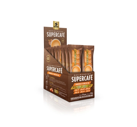 14 Sticks Supercafé Desincoffee Caramelo com Flor de Sal 10g