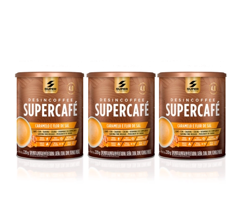 3 Supercafé Desincoffee Caramelo e Flor de Sal 220g