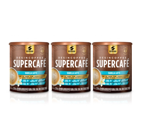 Kit 03 Desincoffees Supercafé Vanilla Latte 220g