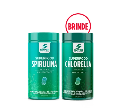 Compre 01 Spirulina e Ganhe 01 Chlorella