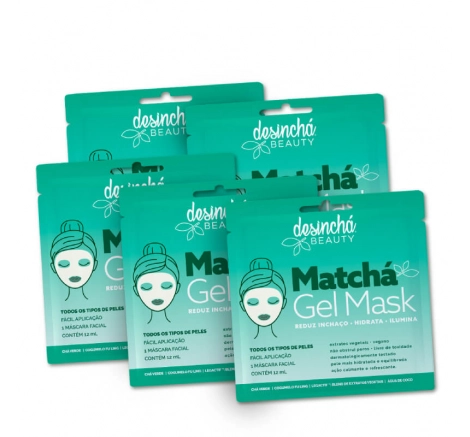 Matchá Gel Mask - 5 unidades