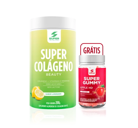 Compre 1 Super Colágeno Beauty e Ganhe 1 Super Gummy Apple HD