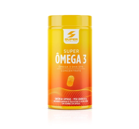 Super Ômega 3 EPA + DHA 60 Cápsulas Concentradas frente