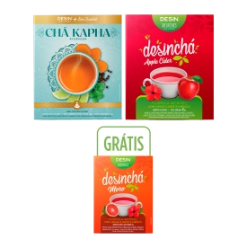 Desinchá Ayurveda Kapha + Apple Cider (30 sachês) + Brinde